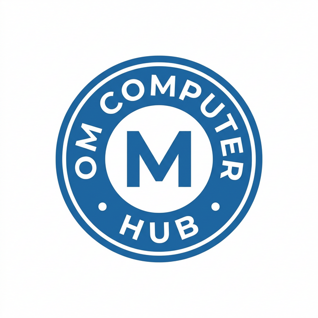 OM Computer Hub Logo