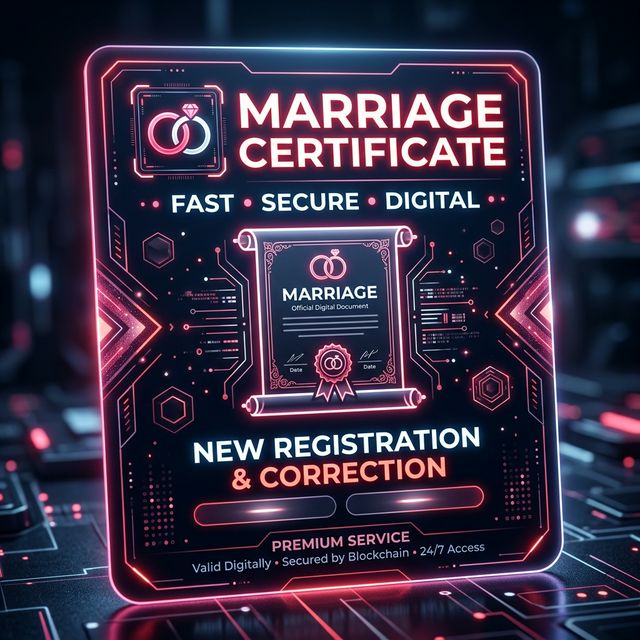 Marriage Certificate Services